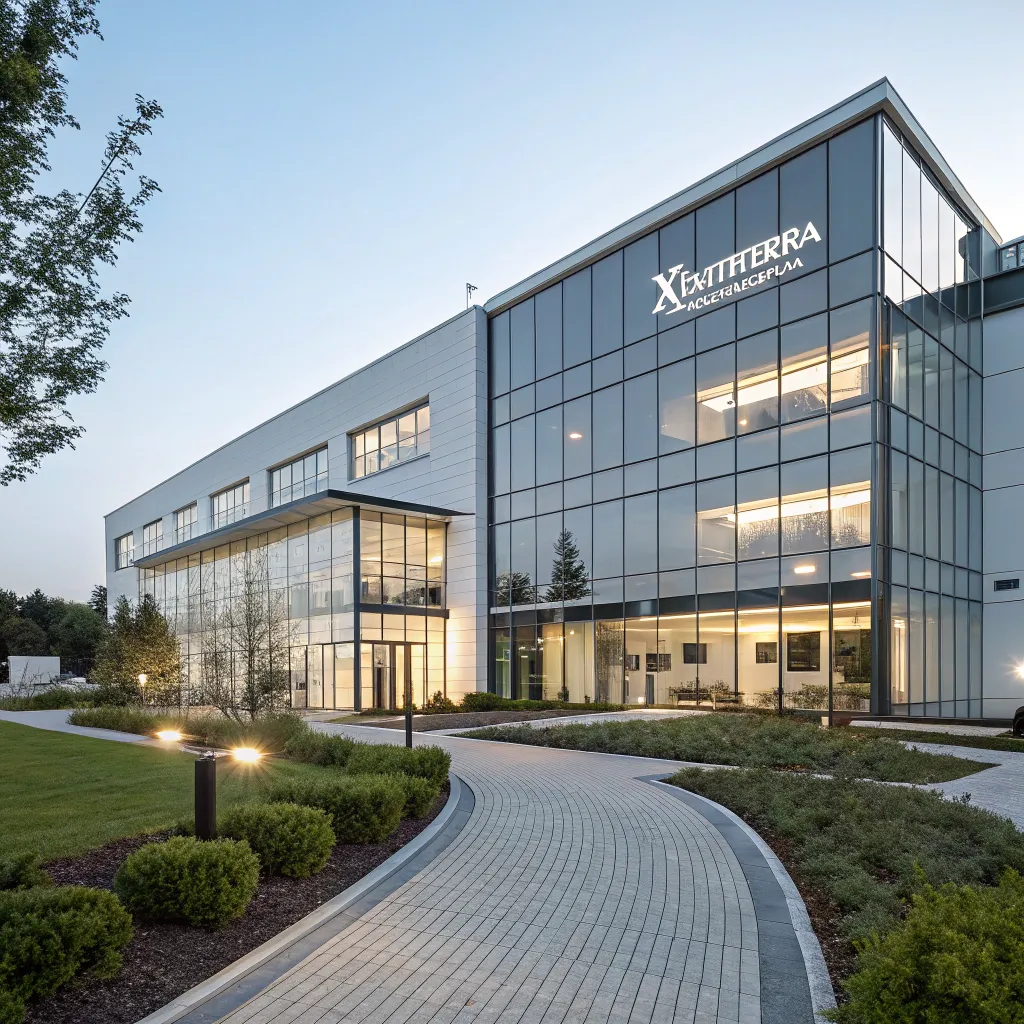 Modern office building representing Xylenthora headquarters