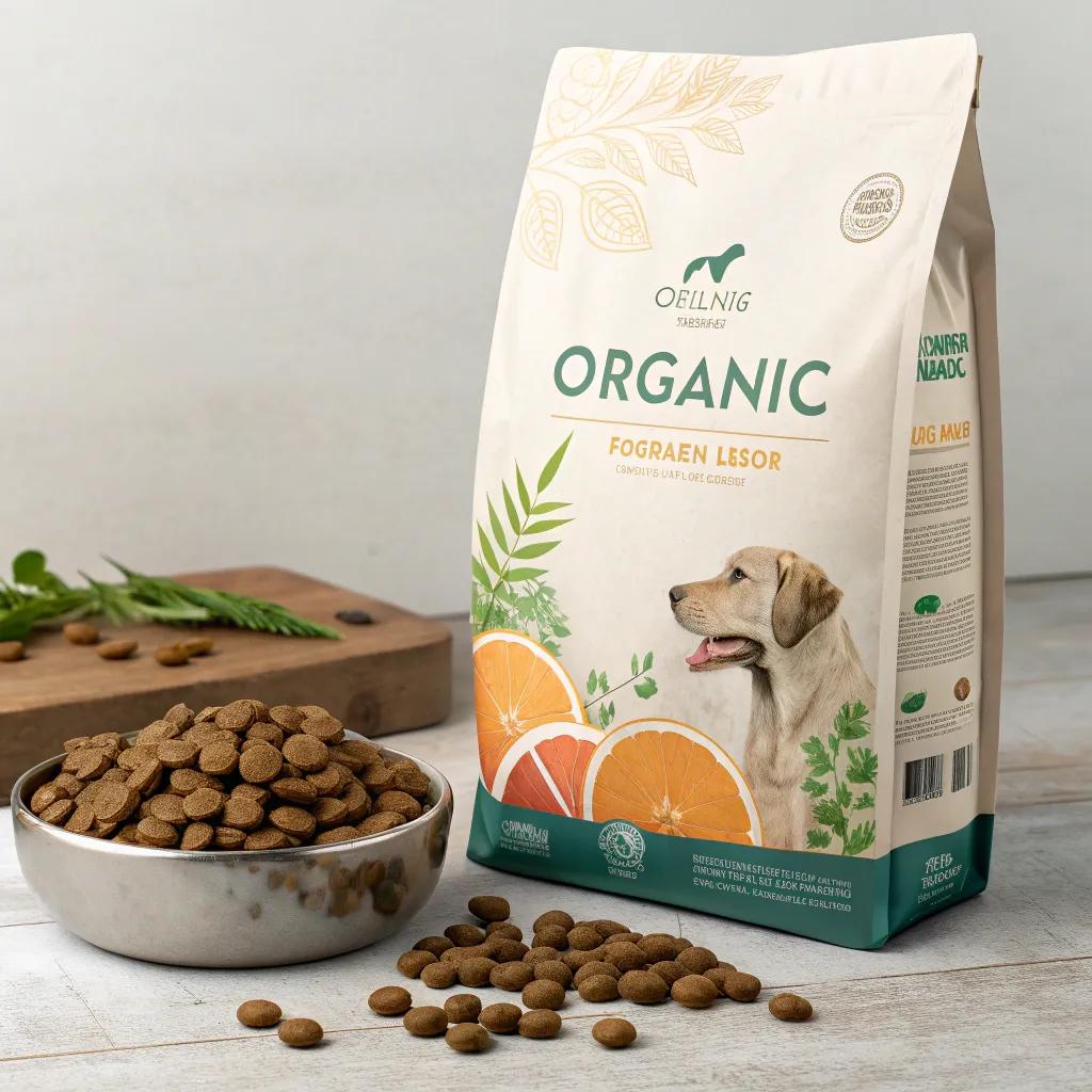 Organic Dog Food Package